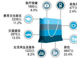 一图读懂统计公报之人均消费支出——2018年人均消费支出达两万元