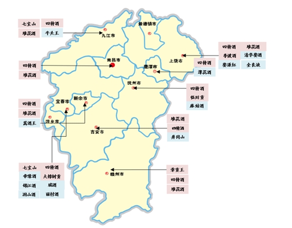 2019年江西省白酒市场分析，高端白酒品牌占有率