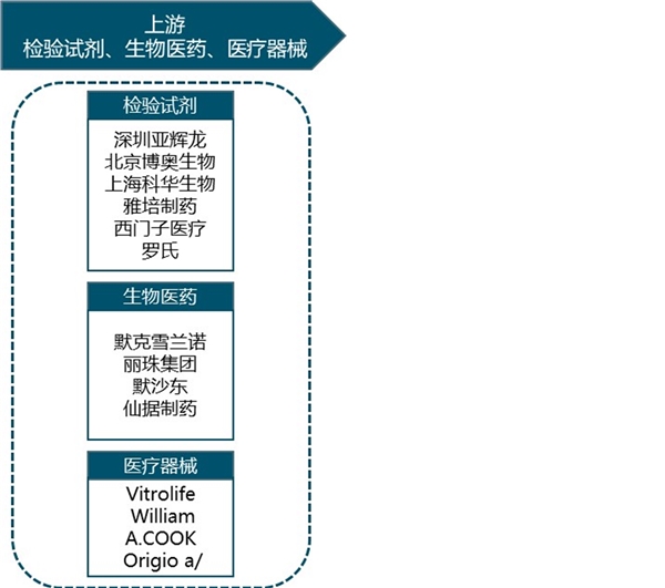 辅助生殖行业产业链分析-辅生药物领域以及辅生医疗服务分配价值较高