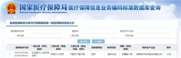关于第一批实施医疗器械唯一标识的产品目录梳理