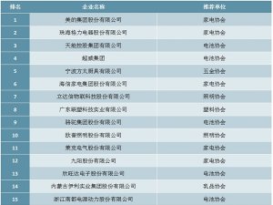 2019年轻工业科技百强企业排行榜